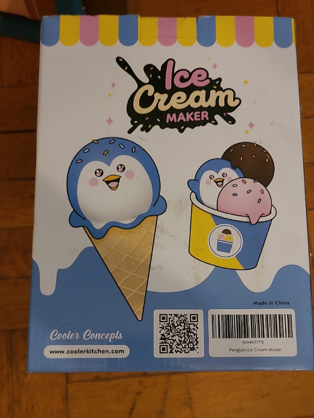 Ice Cream Maker Penguin Design - 1.2 Quarts